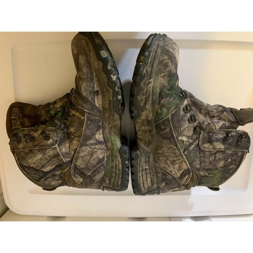 Red Head Men’s‎ Sz 7M Camo Mossy Boots Insulated Waterproof Hunting Footwear